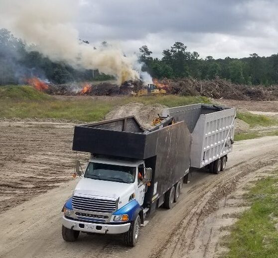 Global Emergency Services crews performing hurricane disaster recovery, debris removal, reduction, and disposal in Texas